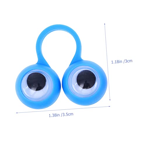 PartyKindom 48 Stück Teiliges Bunte Fingerpuppen mit Großen Augen Lustige Partygeschenke Sicher und Kreativ Fördernd für Interaktives Fingerspiel und Kinderunterhaltung von PartyKindom