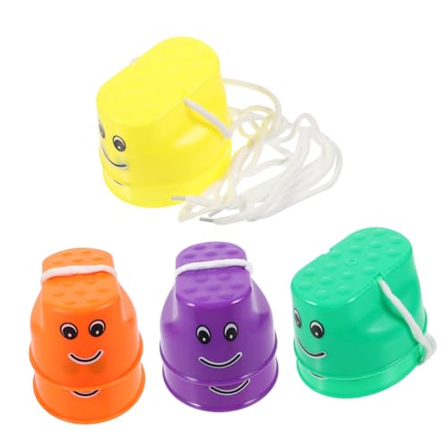PartyKindom 4Paare Stelzen für Kunststoff Eimer Stelzen für Outdoor Balancieren für Freizeitaktivitäten und Bewegungsspielzeug PartyKindom 4Paare Stelzen für Kunststoff Eimer Stelzen für Outdoor Balancieren für Freizeitaktivitäten und Bewegungsspielzeug von PartyKindom