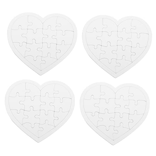 PartyKindom 4Sätze DIY Herzform Färbung Puzzle für Teiliges Leeres Puzzlespielzeug zum Kreatives Malmaterial Kreativität und Hand Augen Koordination PartyKindom 4Sätze DIY Herzform Färbung Puzzle für Teiliges Leeres Puzzlespielzeug zum Kreatives Malmaterial Kreativität und Hand Augen Koordination von PartyKindom