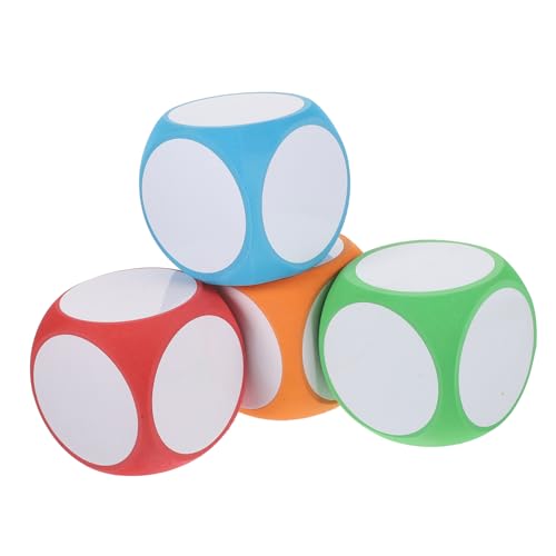 PartyKindom 4Stücke DIY Schaumstoffwürfel für Kreative Spiele Abgerundete Kanten Leicht und Langlebig für Fördert Fantasie und Lernen PartyKindom 4Stücke DIY Schaumstoffwürfel für Kreative Spiele Abgerundete Kanten Leicht und Langlebig für Fördert Fantasie und Lernen von PartyKindom