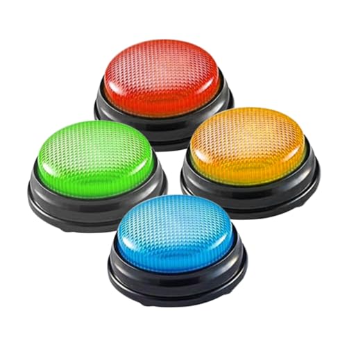 PartyKindom 4Stücke Leuchtende Antwortsummer für Quizspiele Multifunktionale Soundtasten für Klassenzimmer und Spieleabende Strapazierfähiges Kunststoffspielzeug ohne Batterien PartyKindom 4Stücke Leuchtende Antwortsummer für Quizspiele Multifunktionale Soundtasten für Klassenzimmer und Spieleabende Strapazierfähiges Kunststoffspielzeug ohne Batterien von PartyKindom
