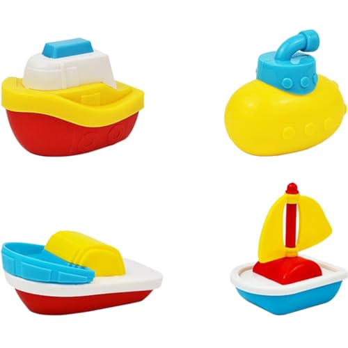 PartyKindom 4Stücke Teiliges Lustiges Duschspielzeug für Badespielzeug Boot Fördert Kreativität Motorische Fähigkeiten für Badewanne Sicher Farbenfroh PartyKindom 4Stücke Teiliges Lustiges Duschspielzeug für Badespielzeug Boot Fördert Kreativität Motorische Fähigkeiten für Badewanne Sicher Farbenfroh von PartyKindom