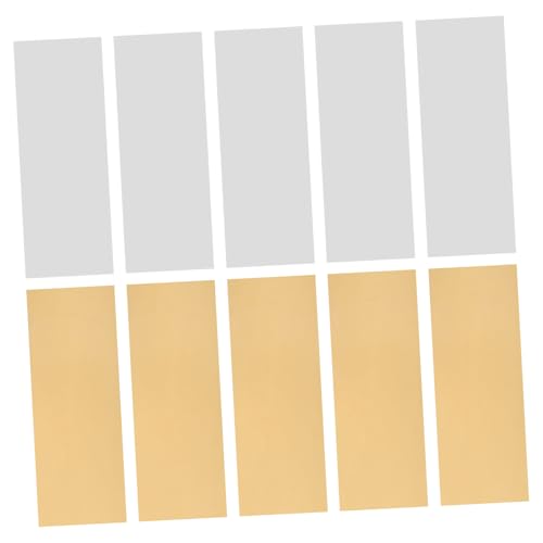 PartyKindom 5 Paare Kupferbleche und Metallplatten 5 * 2cm für Fruchtbatterie Experimente Reine Metalle Elektrodenplatten für Galvanische Versuche DIY Anoden und Kupferstreifen 5 Paare/Satz von PartyKindom