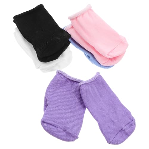 PartyKindom 5 Paare Puppensocken aus Kurze Waschbare und Wiederverwendbare Spielzeugsocken für Puppen Vielseitig Einsetzbar als Puppenkleidung Zubehör Geeignet für Puppen von PartyKindom