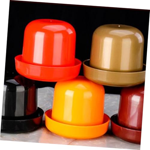 PartyKindom 5 Sätze Dicker Würfelbecher mit Sockel Bruchsicherer Würfelhalter für Ktv Bar Inklusive Farbiger Würfel Schwarz Rot Orange Gold Perlmutt für Würfelspiele und Partyspaß PartyKindom 5 Sätze Dicker Würfelbecher mit Sockel Bruchsicherer Würfelhalter für Ktv Bar Inklusive Farbiger Würfel Schwarz Rot Orange Gold Perlmutt für Würfelspiele und Partyspaß von PartyKindom