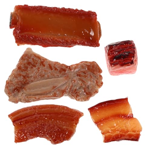 PartyKindom 5 Stück Bett realistisches Schweinefleischdekor Simulationsschweinefleischmodell weihachtsgeschenk weichnachtsgeschke hausdeko Bouilli-Modell Rippen-Design-Modell Harz PartyKindom 5 Stück Bett realistisches Schweinefleischdekor Simulationsschweinefleischmodell weihachtsgeschenk weichnachtsgeschke hausdeko Bouilli-Modell Rippen-Design-Modell Harz von PartyKindom