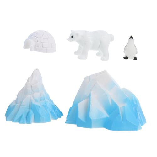 PartyKindom 5 Stück Mini -arktische Iglu Pinguinfiguren Polare Tierfigur Mini-Pinguin-Figur Puppenhaus-mikrolandschaftsdekor Penguin -miniaturfigur Pinguin-Modell Themendekor Iglu- PVC PartyKindom 5 Stück Mini -arktische Iglu Pinguinfiguren Polare Tierfigur Mini-Pinguin-Figur Puppenhaus-mikrolandschaftsdekor Penguin -miniaturfigur Pinguin-Modell Themendekor Iglu- PVC von PartyKindom