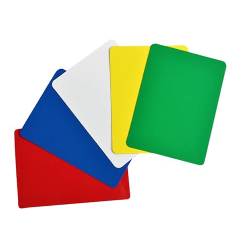 PartyKindom 5 Stück Poker Schneidekarten Poker Dealing Tool Poker Dispenser Farbiges Deck Poker Schnittkarten Standardkarten Schnittkarten Spielkarten Universal Dealing Tool Spielzubehör PVC von PartyKindom