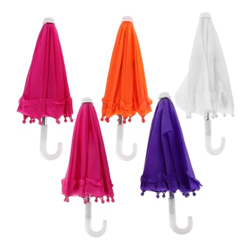 PartyKindom 5 Stück Regenschirmzubehör für für kinderspielzeug hühner Dekoration Mini Regenschirm Mini-Regenschirm- Regenschirm-Modell von PartyKindom