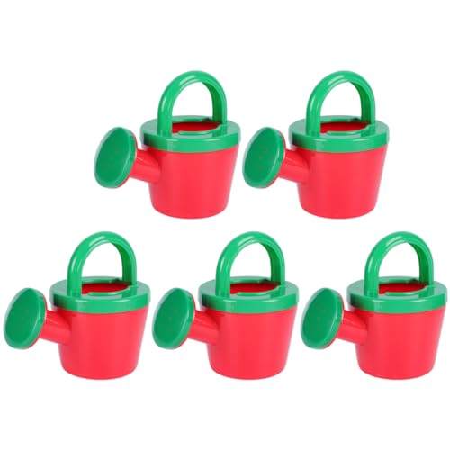 PartyKindom 5 Stück Teiliges Kleiner Plastik Gießkanne für Wasserspielzeug für Strand und Badewanne Ergonomisches Design Vielseitig Einsetzbar für Drinnen und Draußen von PartyKindom