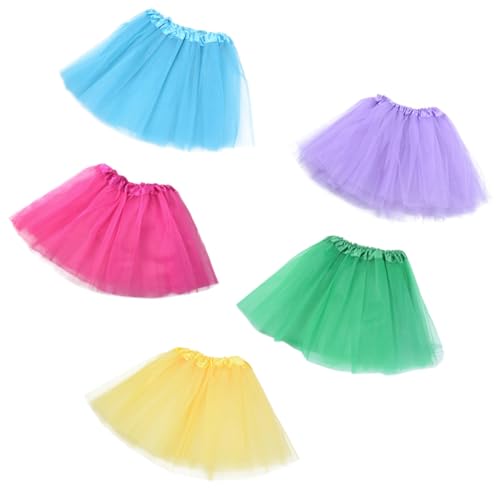 PartyKindom 5 Stück Teiliges Set Tutu Rock Lagiger Tüllrock für Karneval Schulveranstaltungen Tanz Fotoshootings Helllila PartyKindom 5 Stück Teiliges Set Tutu Rock Lagiger Tüllrock für Karneval Schulveranstaltungen Tanz Fotoshootings Helllila von PartyKindom