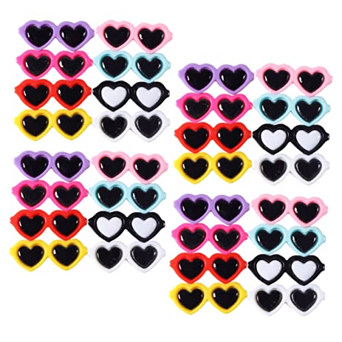 PartyKindom 50 Stück DIY Materialien Sonnenbrillen Dekorationsanhänger Süße Handyanhänger Perlen Damen Dekoration Handyanhänger Süßes Zartes Ornament Zum Basteln Von Bezaubernden von PartyKindom