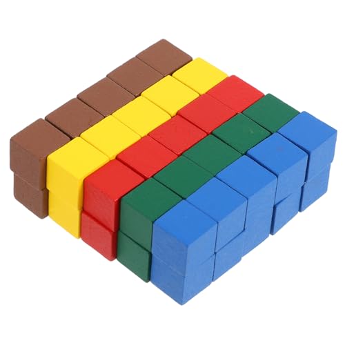 PartyKindom 50 Stück Holzspielsteine für Brettspiele Farbenfrohe Schachfiguren für Flugschach Leicht und Kompakt Zubehör für Interaktive Spiele Fördert Denkvermögen und Spaß von PartyKindom