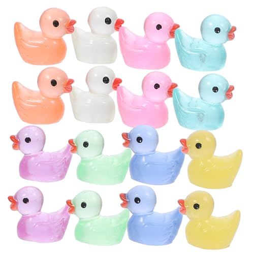 PartyKindom 50stücke Leuchtende Mini Enten Figuren Aus Harz Farbige Gartenstatue Für Dekoration Miniatur Landschafts-Accessoires Für Puppenhaus Und Garten Deko PartyKindom 50stücke Leuchtende Mini Enten Figuren Aus Harz Farbige Gartenstatue Für Dekoration Miniatur Landschafts-Accessoires Für Puppenhaus Und Garten Deko von PartyKindom