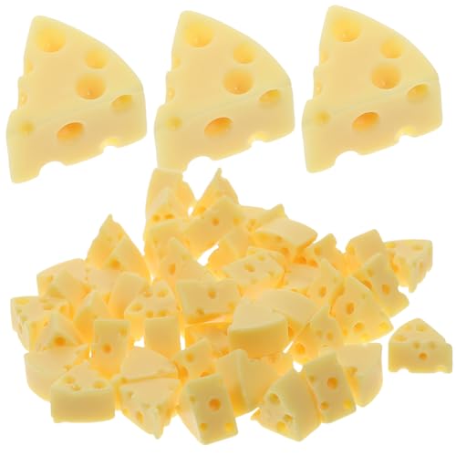 PartyKindom 50 Stücke Simulierter Käse Miniatur Lebensmittel Modell für Kinder und Erwachsene Realistische Harz Käse Deko für Küche und Party Kreatives Spielzeug und Käserequisiten PartyKindom 50 Stücke Simulierter Käse Miniatur Lebensmittel Modell für Kinder und Erwachsene Realistische Harz Käse Deko für Küche und Party Kreatives Spielzeug und Käserequisiten von PartyKindom