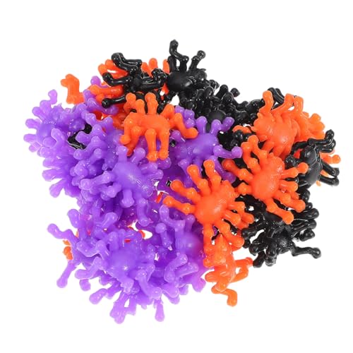 PartyKindom 50 Stück Teiliges Bunte Klebrige Wandspielzeuge aus Langlebigem TPR Elastisch und Haftend als Partyfüllmaterial Stressabbauende Vielseitige Spielzeuge für Erwachsene von PartyKindom