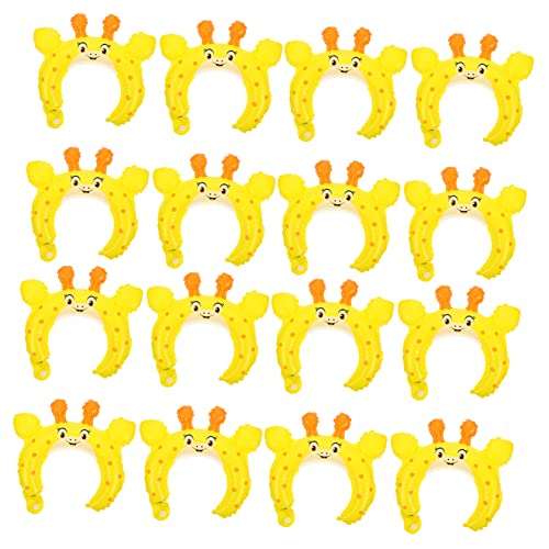 PartyKindom 50 Stück Teiliges Giraffen Folienballons als Aufblasbares Haarband und Party Dekoration für Kindergeburtstag Sicherer Aluminiumfolie Kreative Tiermotive Lebendige Feststimmung von PartyKindom