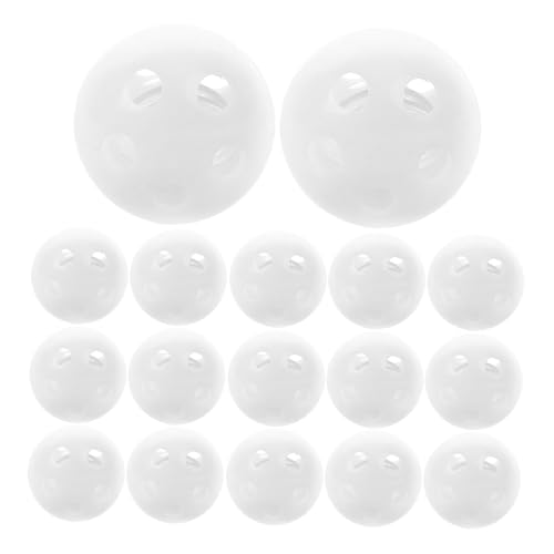 PartyKindom 50 Stück Teiliges Kleine Glocken für Plüschtiere Hohl Klingelnde Rasselkugeln Langlebige Einsätze zum Einnähen für DIY Puppen und Kuscheltiere von PartyKindom