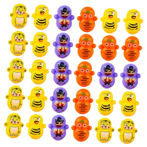 PartyKindom 50 Stück Teiliges Miniatur Cartoon Wackelpuppen Robuste Kunststoff Figuren mit Niedlichen Tiermotiven Dekorativ und Lustig für zu Weihnachten und Geburtstag PartyKindom 50 Stück Teiliges Miniatur Cartoon Wackelpuppen Robuste Kunststoff Figuren mit Niedlichen Tiermotiven Dekorativ und Lustig für zu Weihnachten und Geburtstag von PartyKindom