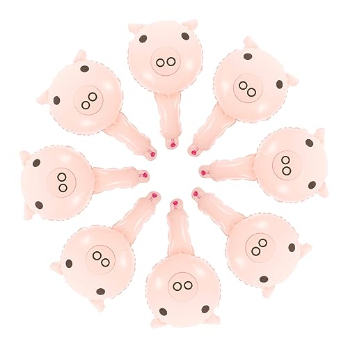 PartyKindom 50 Stück Teiliges Pig Aluminium Folienballon Leichte Große Schweineform Einfache Handhabung Partydekoration für Kindergeburtstag Shower Garten und Festdeko von PartyKindom