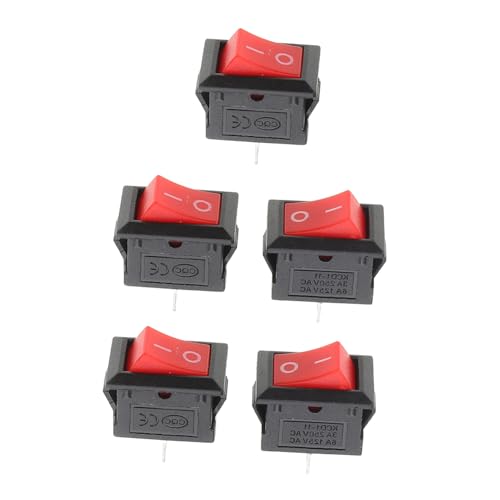 PartyKindom 5Stücke Schalter für Elektrisches Bootförmige Kipptasten für Kreative DIY Projekte Lernspielzeug Geschicklichkeit und Logischem PartyKindom 5Stücke Schalter für Elektrisches Bootförmige Kipptasten für Kreative DIY Projekte Lernspielzeug Geschicklichkeit und Logischem von PartyKindom