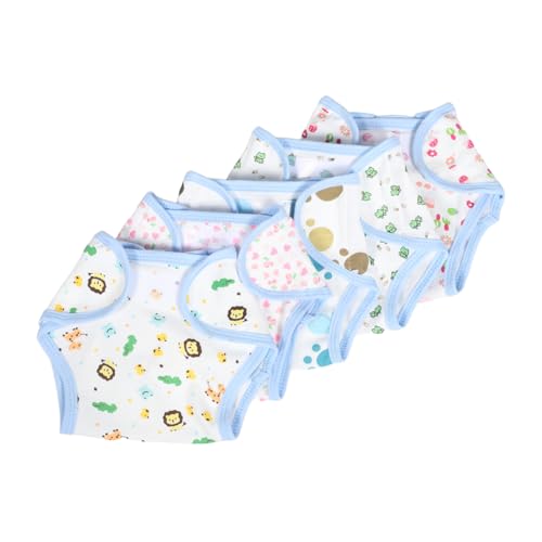 PartyKindom 5stücke Puppenwindeln Wiederverwendbar Baumwolle Waschbar Puppenspielset Kleidung Für Puppenhaus Zubehör Junge Mädchen Puppen Kleider Windeln Spielzeug PartyKindom 5stücke Puppenwindeln Wiederverwendbar Baumwolle Waschbar Puppenspielset Kleidung Für Puppenhaus Zubehör Junge Mädchen Puppen Kleider Windeln Spielzeug von PartyKindom