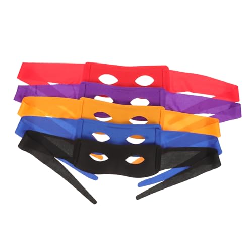 PartyKindom 5stücke Teiliges Für Einzigartige Halbgesichtsmaske Für Halloween Und Cosplay Material Kostümzubehör Für Partys von PartyKindom