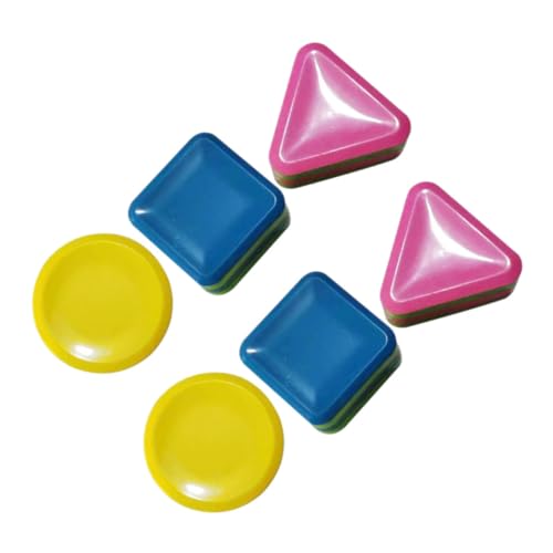 PartyKindom 6 Stck Teiliges Geometrische Rhythmus Shaker für Kleinkinder Rund Dreieck Percussion Instrument zur Musikalischer Fähigkeiten und Kreativität PartyKindom 6 Stck Teiliges Geometrische Rhythmus Shaker für Kleinkinder Rund Dreieck Percussion Instrument zur Musikalischer Fähigkeiten und Kreativität von PartyKindom