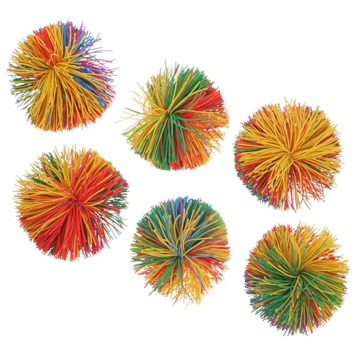 PartyKindom 6 Stück Bunte Silikon Wuschelbälle Dehnbar Sensorisch Stressabbau für Erwachsene Leichte Farbenfrohe Pom Pom Bälle zur Berührungssinn Stimulation Zufällige Farbe Zufällige Farbe PartyKindom 6 Stück Bunte Silikon Wuschelbälle Dehnbar Sensorisch Stressabbau für Erwachsene Leichte Farbenfrohe Pom Pom Bälle zur Berührungssinn Stimulation Zufällige Farbe Zufällige Farbe von PartyKindom