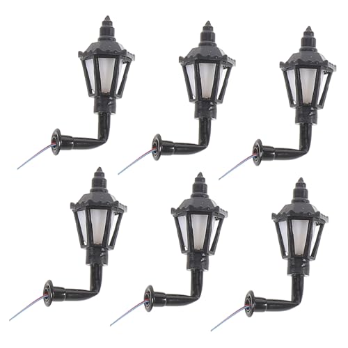 PartyKindom 6 Stück Miniatur Wandleuchten für Puppenhäuser Selbstgemacht Gartenlampen Simulations Lampenmodell für Kleiner Haus Dekoration PartyKindom 6 Stück Miniatur Wandleuchten für Puppenhäuser Selbstgemacht Gartenlampen Simulations Lampenmodell für Kleiner Haus Dekoration von PartyKindom