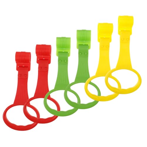 PartyKindom 6 Stück Kinderbetttragetuch babybett babyspielzeug Kinderbett Laufstall für Babys und Kleinkinder Abs Krippe Bett Bettringe für Kleinkinder -Stehringe Plastik von PartyKindom