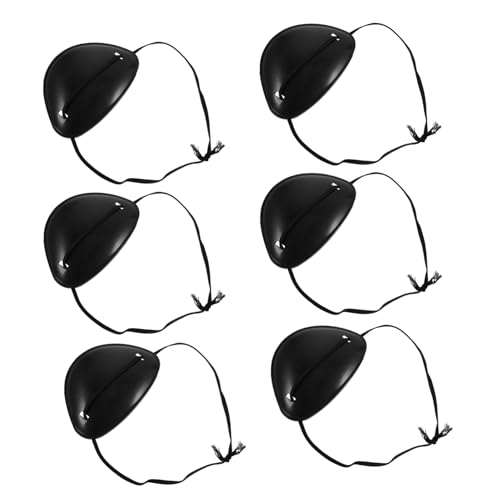 PartyKindom 6 Stück Piraten Augenklappe aus Kunststoff Wiederverwendbar Leicht und Atmungsaktiv für Halloween Karneval Kostüm Party Zubehör PartyKindom 6 Stück Piraten Augenklappe aus Kunststoff Wiederverwendbar Leicht und Atmungsaktiv für Halloween Karneval Kostüm Party Zubehör von PartyKindom