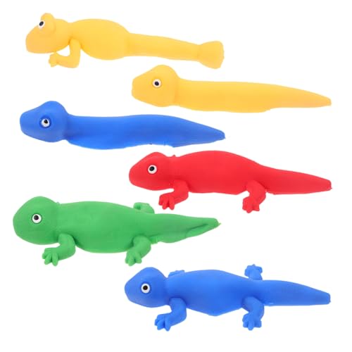 PartyKindom 6 Stück Teiliges Finger Tier Dehnbares Stressabbau für Party mit Kleinen Tieren Wie Schlange Frosch und Waschbar und Langlebig PartyKindom 6 Stück Teiliges Finger Tier Dehnbares Stressabbau für Party mit Kleinen Tieren Wie Schlange Frosch und Waschbar und Langlebig von PartyKindom