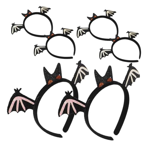 PartyKindom 6 Stück Teiliges Halloween Kopfband mit Glitzernden Fledermausflügeln Leichtes Party Haarreif Accessoire für Frauen und Vielseitig für Cosplay Fotoshootings und Festliche Anlässe PartyKindom 6 Stück Teiliges Halloween Kopfband mit Glitzernden Fledermausflügeln Leichtes Party Haarreif Accessoire für Frauen und Vielseitig für Cosplay Fotoshootings und Festliche Anlässe von PartyKindom