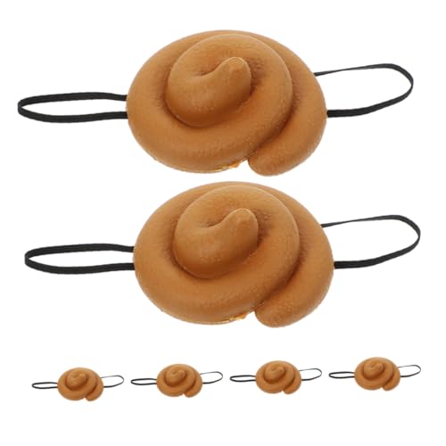 PartyKindom 6 Stück Teiliges Lustige Poop kopfbedeckung als Halloween party Kostüm Requisit für Erwachsene Leichtes Bequemes Fotoaccessoire für Originelle Scherzartikel und Witzige von PartyKindom