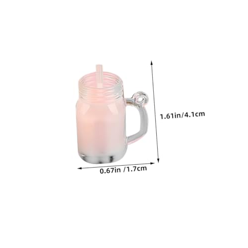 PartyKindom 6 Stück Teiliges Miniatur getränkemodell aus Langlebigem Resin Realistische Bunte Milchtee Becher für Puppenhaus Dekoration Detailgetreue Miniatur Trinkhalmbecher für DIY Basteln PartyKindom 6 Stück Teiliges Miniatur getränkemodell aus Langlebigem Resin Realistische Bunte Milchtee Becher für Puppenhaus Dekoration Detailgetreue Miniatur Trinkhalmbecher für DIY Basteln von PartyKindom