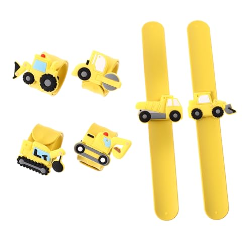 PartyKindom 6 Stück Teiliges Silikon Schnapparmband Cartoon Engineering Fahrzeuge Slap Armbänder Kindergeburtstag Party Frei Sicher und Komfortabel PartyKindom 6 Stück Teiliges Silikon Schnapparmband Cartoon Engineering Fahrzeuge Slap Armbänder Kindergeburtstag Party Frei Sicher und Komfortabel von PartyKindom