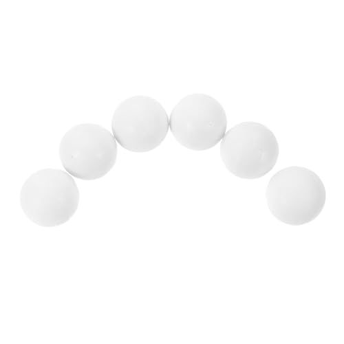 PartyKindom 6 Stück Teiliges Tischfußball Ersatzbälle Mini Kickerbälle aus Robustem für Kickertisch Zubehör Desktop Fußballspiel für Erwachsene von PartyKindom