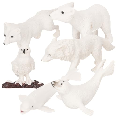 PartyKindom 6 Stück Teiliges Wildtiere Realistische Tierfiguren Pädagogisches Lernspielzeug für Vorstellungskraft und Naturerkennung PartyKindom 6 Stück Teiliges Wildtiere Realistische Tierfiguren Pädagogisches Lernspielzeug für Vorstellungskraft und Naturerkennung von PartyKindom