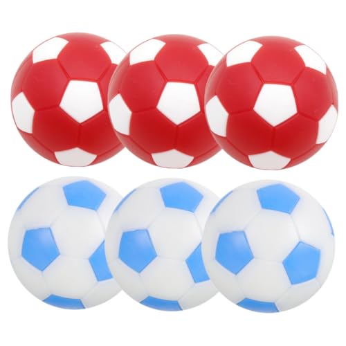 PartyKindom 6 Stück Tischfußball Bälle Mini Ersatzbälle für Tischkicker Rot weiß Langlebig und Robust Passend für Tischfußballspiele PartyKindom 6 Stück Tischfußball Bälle Mini Ersatzbälle für Tischkicker Rot weiß Langlebig und Robust Passend für Tischfußballspiele von PartyKindom