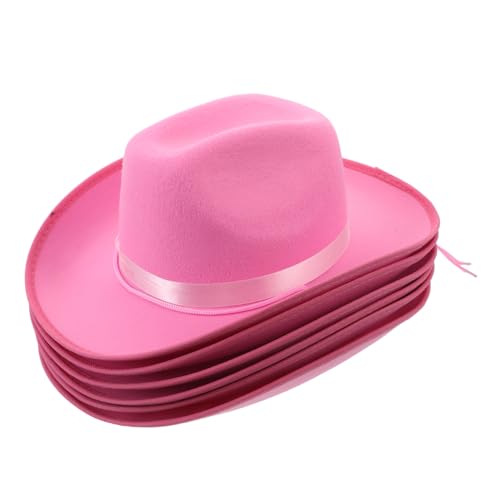 PartyKindom 6 Stück Western Cowgirl Hüte mit Schleifen Dekoration und Leicht für Mädchen Party Kostümaccessoires Jungen und Mädchen Karneval PartyKindom 6 Stück Western Cowgirl Hüte mit Schleifen Dekoration und Leicht für Mädchen Party Kostümaccessoires Jungen und Mädchen Karneval von PartyKindom