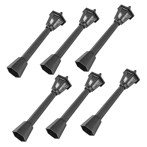 PartyKindom 6Stücke Micro Landschaft Figuren Schwarze Straßenlaterne Simulation Lichter für DIY Miniaturen und Kreative Ornamente für Freunde PartyKindom 6Stücke Micro Landschaft Figuren Schwarze Straßenlaterne Simulation Lichter für DIY Miniaturen und Kreative Ornamente für Freunde von PartyKindom