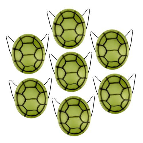 PartyKindom 7 Stück Teiliges Eva Schildkrötenpanzer Kostüm Cosplay Halloween Party Requisiten Leichtes Langlebiges Turtle Shell für Jungen Mädchen Karneval Verkleidung von PartyKindom