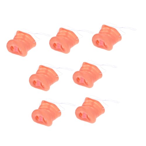 PartyKindom 7 Stück Teiliges Schweinenasen Kostümset für Elastischem Band Leichte Atmungsaktive Schweinsnase als Tier Masken Requisite für Halloween Geburtstagsfeiern und Fantasievolle von PartyKindom