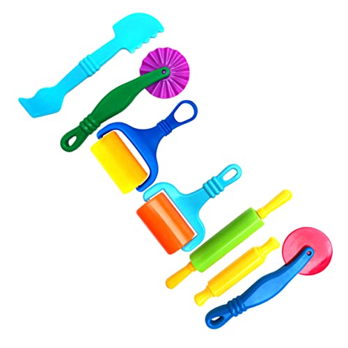 PartyKindom 7 Stück Teiliges Set Lustige DIY Kunststoff Handroller Knetewerkzeug für Farbvariabel zum Modellieren für Kreatives mit Knete Zufällige Farbe Zufällige Farbe PartyKindom 7 Stück Teiliges Set Lustige DIY Kunststoff Handroller Knetewerkzeug für Farbvariabel zum Modellieren für Kreatives mit Knete Zufällige Farbe Zufällige Farbe von PartyKindom