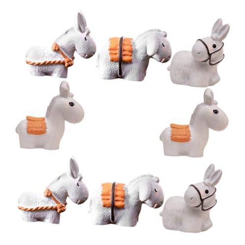 PartyKindom 8 Stück Esel-Ornamente Haustier Eselendekor Miniaturen Tierfiguren Miniaturtier Im Garten Hund Kuh Kaninchen Tiere Mini-Esel Miniatur-Esel Harz PartyKindom 8 Stück Esel-Ornamente Haustier Eselendekor Miniaturen Tierfiguren Miniaturtier Im Garten Hund Kuh Kaninchen Tiere Mini-Esel Miniatur-Esel Harz von PartyKindom