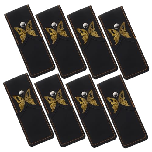 PartyKindom 8 Stück Teiliges Lederscheide für Wasserdichte Aufbewahrungstasche für Butterfly Leichte Cosplay Organizer für Bühnenauftritte und Anime Requisiten Schwarz PartyKindom 8 Stück Teiliges Lederscheide für Wasserdichte Aufbewahrungstasche für Butterfly Leichte Cosplay Organizer für Bühnenauftritte und Anime Requisiten Schwarz von PartyKindom