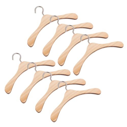 PartyKindom 8 Stück Teiliges Mini holzpuppenbügel Kompakte Faltfreie Kleidungshalter für Bjd Puppen als Dollhouse Wardrobe Accessory zur Stilvollen Aufbewahrung und Präsentation PartyKindom 8 Stück Teiliges Mini holzpuppenbügel Kompakte Faltfreie Kleidungshalter für Bjd Puppen als Dollhouse Wardrobe Accessory zur Stilvollen Aufbewahrung und Präsentation von PartyKindom