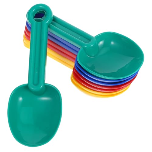PartyKindom 8 Stück Teiliges Strandspielzeug mit Kleinen Bunten Plastiksand Schaufeln für Leicht und Langlebig für Sandkasten Strandparty und Outdoor Spielspaß von PartyKindom