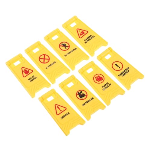 PartyKindom 8 Stück Teiliges Verkehrszeichenspielzeug Warnschilder Modellspielzeug mit Realistischen Form Verkehrsabsperrungen für Fantasievolles und Verkehrserziehung PartyKindom 8 Stück Teiliges Verkehrszeichenspielzeug Warnschilder Modellspielzeug mit Realistischen Form Verkehrsabsperrungen für Fantasievolles und Verkehrserziehung von PartyKindom